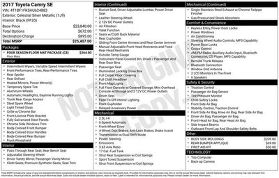 2017 Toyota Camry SE