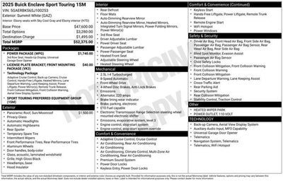 2025 Buick Enclave Sport Touring