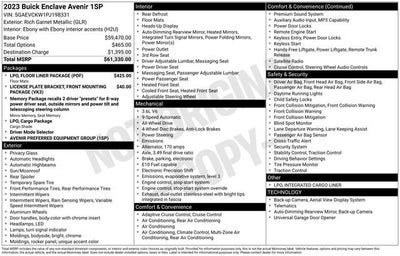 2023 Buick Enclave Avenir