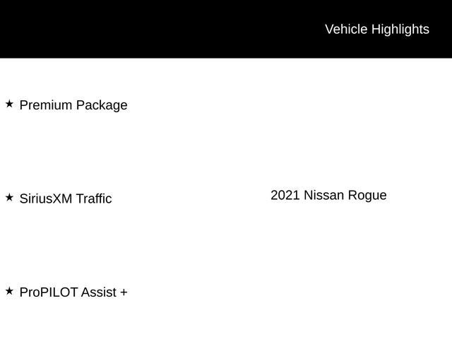 2021 Nissan Rogue SL Intelligent AWD