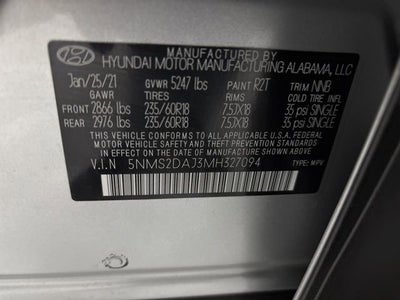 2021 Hyundai Santa Fe SEL