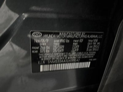 2020 Hyundai Santa Fe SEL 2.0T