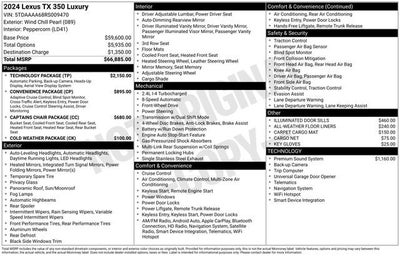 2024 Lexus TX 350 Luxury