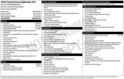 2024 Toyota Grand Highlander Platinum