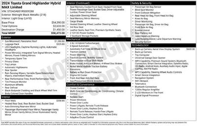 2024 Toyota Grand Highlander Hybrid MAX Limited