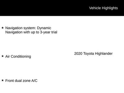 2020 Toyota Highlander Platinum