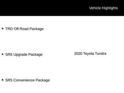 2020 Toyota Tundra 4WD SR5