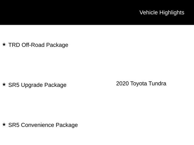 2020 Toyota Tundra 4WD SR5