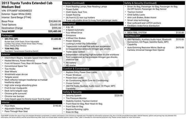 2013 Toyota Tundra Grade 4.6L V8