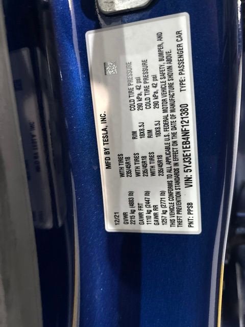 2022 Tesla Model 3 Long Range