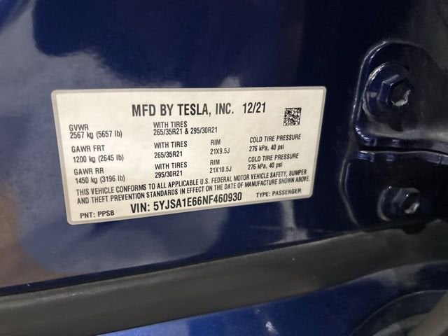 2022 Tesla Model S Plaid