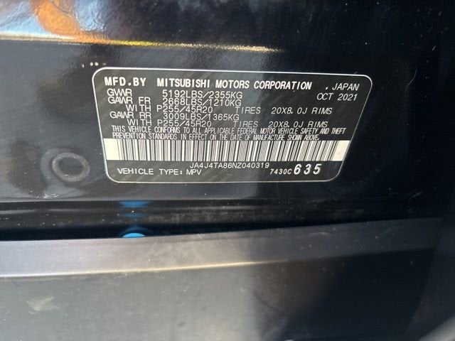 2022 Mitsubishi Outlander ES 2.5 S-AWC