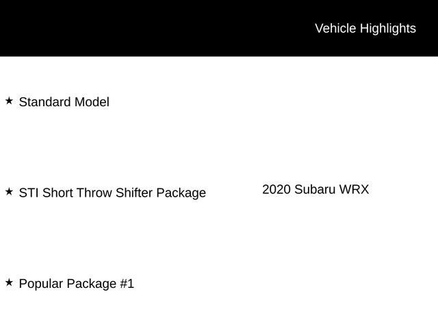 2020 Subaru WRX STI STI