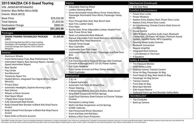 2015 Mazda Mazda CX-5 Grand Touring