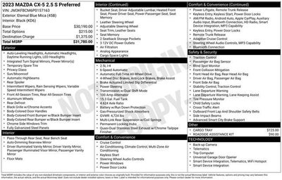 2023 Mazda Mazda CX-5 2.5 S Preferred