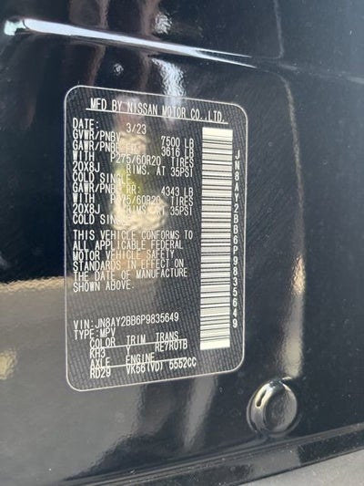 2023 Nissan Armada SL 4WD