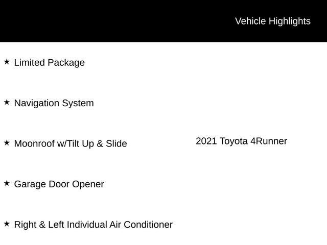 2021 Toyota 4Runner Limited