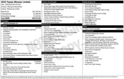 2023 Toyota 4Runner Limited