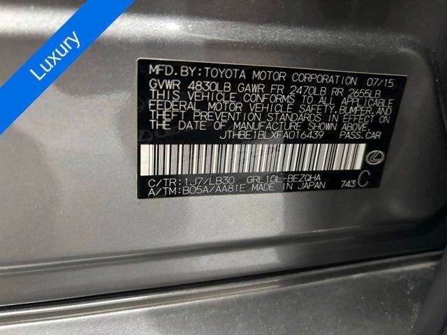 2015 Lexus GS 350 NA