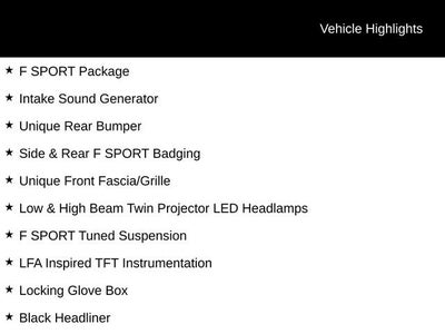 2020 Lexus IS 300 IS 300 F SPORT
