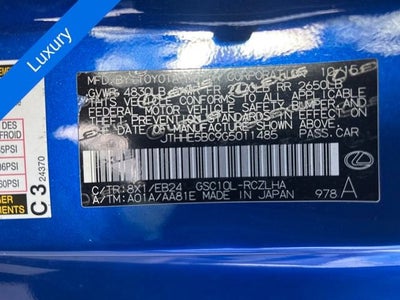 2016 Lexus RC 350 NA