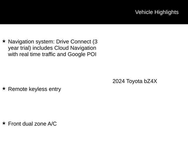 2024 Toyota bZ4X XLE