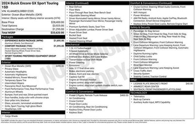 2024 Buick Encore GX Sport Touring