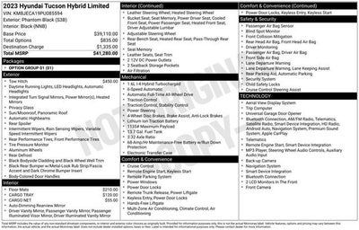 2023 Hyundai Tucson Hybrid Limited