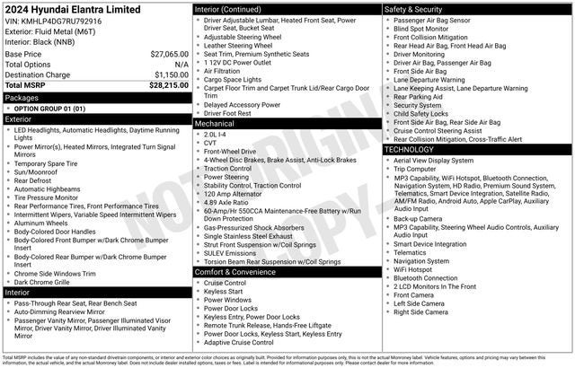 2024 Hyundai Elantra Limited