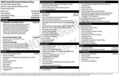 2022 Audi Q5 Premium Plus 45 TFSI S line quattro S tronic