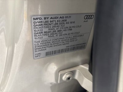 2021 Audi Q8 Premium Plus