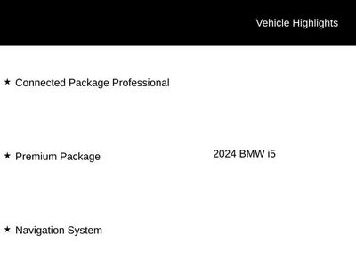 2024 BMW i5 eDrive40