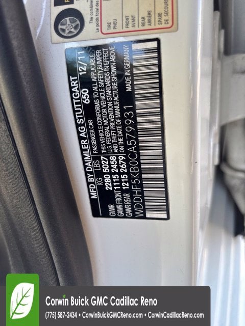 2012 Mercedes-Benz E 350 E 350 Luxury