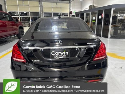 2016 Mercedes-Benz S-Class S 550
