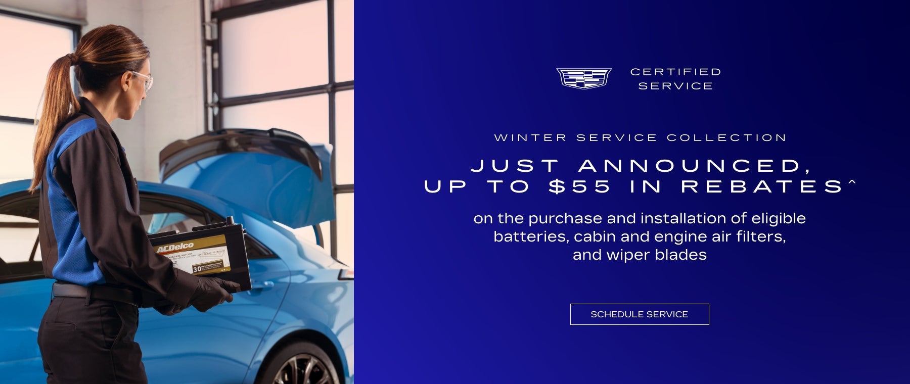 $55 Rebate Certified Service