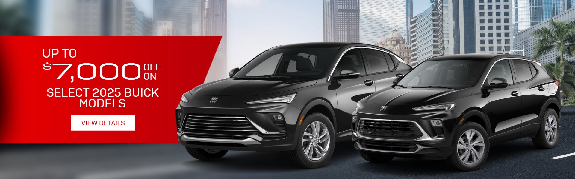 up to $7000 off on select 2025 Buick models