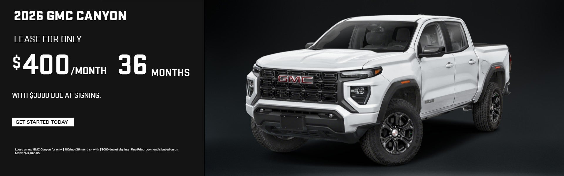 2026 GMC CANYON