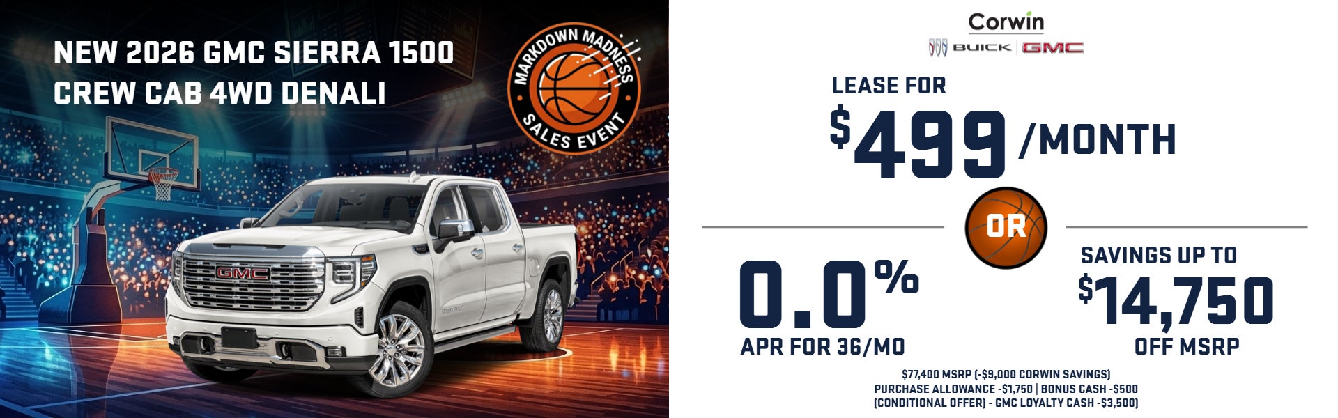 New 2026 GMC Sierra 1500