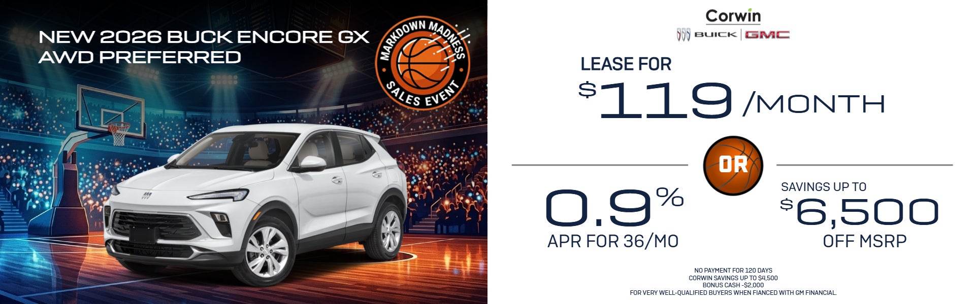 New 2026 Buick Encore GX