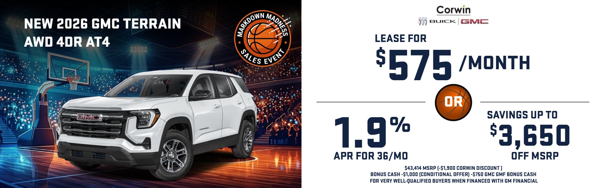 New 2026 GMC Terrain